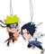 2in1 Auto Duftbaum/Lufterfrischer, Car Air Freshener Auto Scent | Anime Naruto und Sasuke (Black Ice)
