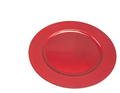 Nataluna MOD.010 SOTTOPIATTO Liscio 33cm Rosso, Come da Foto