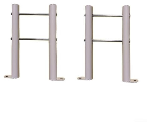 Lot de 2 pieds de radiateur épais en fonte , design traditionnel et solide (15 cm)