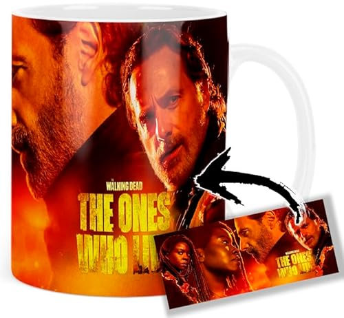 The Walking Dead The Ones Who Live Andrew Lincoln Danai Gurira Rick Grimes Michonne Tasse Keramikbecher Mug