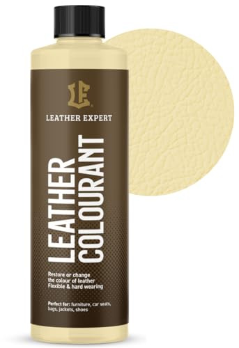 Sehr Deckend Wasserbasierte Lederfarbe – Leather Paint für Natur- und Öko-Leder, Ohne Alkohol, Für Alle Lederaccessoires – Reißt oder Blättert Nicht Ab – Viele Farben zur Auswahl
