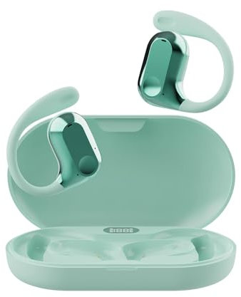Out Of Ear Earless Headphones Bluetooth Wireless Open Ear Earbuds Green