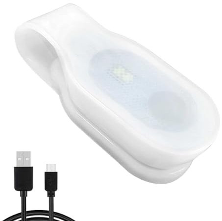 PAGFUL Lampe de poche LED d'urgence mains libres pour infirmière, lampe de poche à clipser, adaptée pour la marche, la course à pied, les animaux domestiques d'urgence en plein air