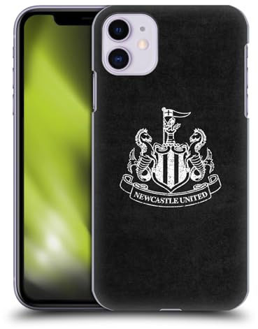 Head Case Designs Officially Licensed Newcastle United Football Club Distressed Crest Hard Back Case Compatible With Apple iPhone 11