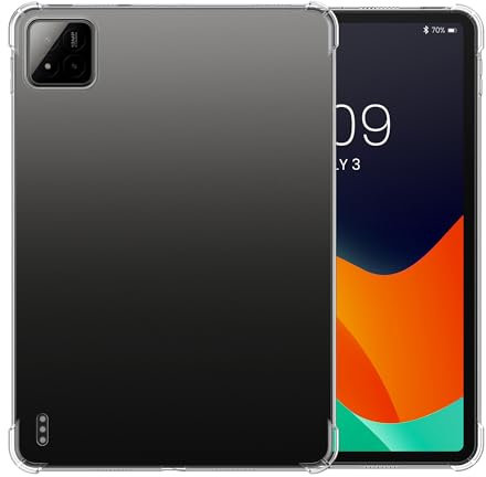 kwmobile Coque Tablette Compatible avec Xiaomi Pad 7 / Pad 7 Pro étui - Coque Protection en TPU - Transparent
