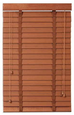 HUHJYUGE Stores Venitiens Intérieurs Bois, Stores Horizontaux, Stores Occultants à Lamelles pour Fenêtres, Rideaux Protection Solaire et Brise-Vue, pour Maison, Bureau (180x220cm)
