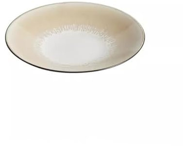Lot de grandes assiettes modernes empilables pour restaurants et hôtels, salade, pâtes, apéritif, dessert et assiettes creuses (22,9 cm)
