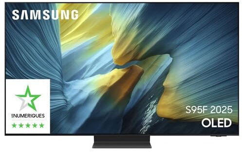 Samsung TV 55 Pulgadas OLED S95F 4K Smart TV con Vision AI, Pantalla sin Reflejos con Glare Free y Motion Xcelerator 165Hz