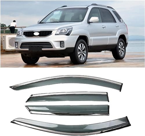 GuGuoZZ Windabweiser Regenabweiser für Kia Sportage 2013 Luftabweiser Seitenscheiben Regenschutz Regenabweise Rumplex Windabweiser