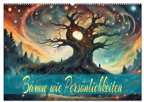 Bäume wie Persönlichkeiten (Wandkalender 2026 DIN A2 quer), CALVENDO Monatskalender: Zeit-verzerrten Baumporträts, mit KI erstellt. (CALVENDO Natur)
