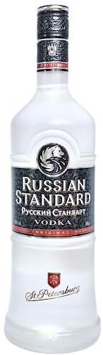 Russian Standard Vodka 100 cl, Russian Winter Wheat Premium Purity, 38% ABV