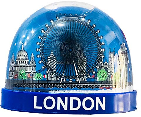 London Eye Snowstorm Fridge Magnet – Snowstorm Fridge Magnet Detailing London Eye