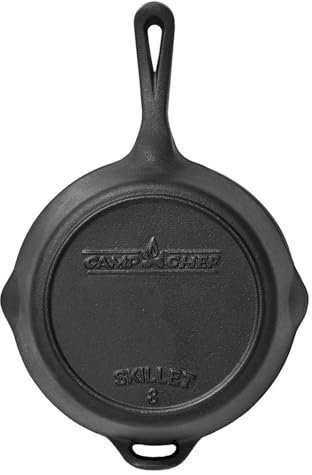 Camp Chef 8' Gusseisen Bratpfanne rund