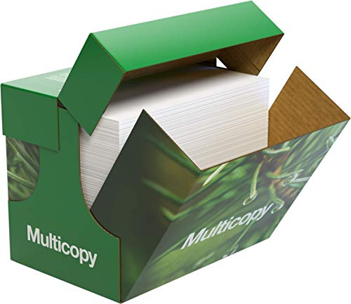 Papyrus 88046519 Kopierpapier Druckerpapier MultiCopy: 80 g/qm², A4, Weiß, 2500 Blatt - Exzellentes Druckergebnis mit Umweltbewusstsein