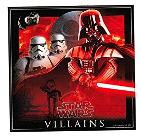 Star Wars Unique Party 71964- Serviettes en papier 33x33cm lot de 20