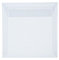 25 Quadratische Transparente Briefumschläge 22 x 22 cm 220 x 220 mm/Weiß Verschluss: Haftklebung Grammatur: 90 g/m²