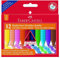 Faber-Castell Radierbare Stifte Jumbo (Box mit 12 Farben)
