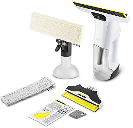 Kärcher WV 6 Premium limpiador eléctrico ventana Plata, Blanco 0,15 L - Limpiadores eléctricos ventana (Plata, Blanco, 0,15 L, 28 cm, 300 m², 50 - 60 Hz, 100 - 200 V)