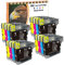 D&C 16x Set Druckerpatronen Kompatibel für Brother LC-980/1100 für Brother DCP-185C 383C 385C 387C 395CN 585CW 6690CW J615W J715W MFC-490CW 5490CN 5895CW 6490CW 6890CDW 790CW 795CW MFC-990CW MFC-J615W
