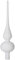 Inge-glas Christbaumspitze 26cm | Weihnachtsbaumspitze aus Glas | Hochwertige Spitze für den Weihnachtsbaum Weihnachten (Porzellanweiß Matt | Just White)