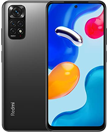 Xiaomi Redmi Note 11S Smartphone,6GB RAM 64GB ROM, 6,43 Zoll AMOLED DotDisplay, MediaTek Helio G96 Prozessor, 108 MP AI Quad-Kamera (Grau)