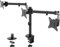 Triple Monitor Mount, 3 Monitor Desk Mount for 3 Screens up to 24 inches, Fully Adjustable VESA Monitor Stand (IMT66-03), Black