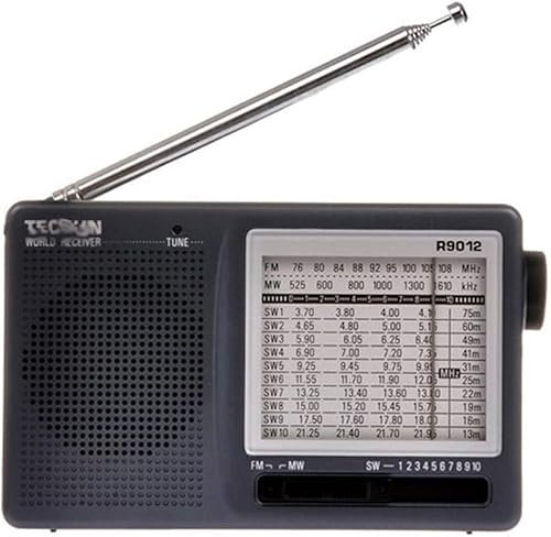 Radio Portátil FM/AM/HF de 12 Bandas - Receptor Multibanda - Mejor Radio 13 * 8 * 3 cm