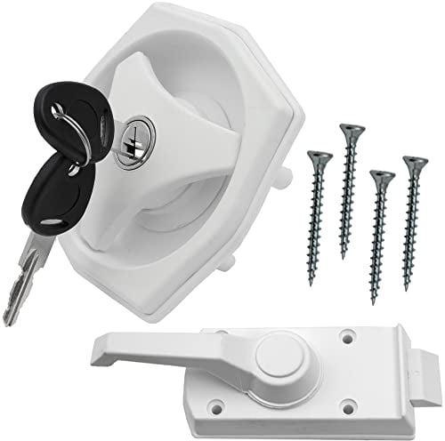 FAP Türschloss Schloss Türriegel Wohnwagen Wohnmobil Caravan Boot FF-System zwo weiß