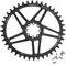 Wolf Tooth Elliptisches Kettenblatt mit Direktmontage – 44t SRAM Direct Mount Drop-Stop B für SRAM 8-Bolzen Kurbelgarnituren, 6 mm Offset