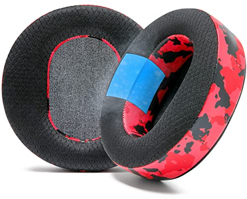 WC Freeze Maxwell – kühlende Gel-Ohrpolster, kompatibel mit Audeze Maxwell-Kopfhörern von Wicked Cushions – erhöhter Komfort, Haltbarkeit und Dicke für epische Gaming-Sessions | Red Camo