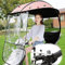 ElROal Motorrad-Roller-Abdeckung, Wasserdicht, Für Den Außenbereich, Elektroauto-Baldachin, Sonnenblende, Universeller Motorroller-Regenschirm, Mobilität,B