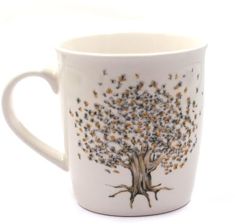 Tabac du Bassigny Tasse motif Arbre de Vie Tasse Thé et Café 325 ml