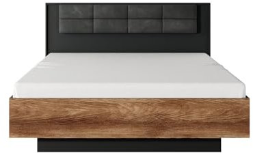 All4All Schlafzimmer Komplett-Set Nova Schlafzimmerprogramm, Schlafzimmermöbe,bestehend aus Bett mit Liegefläche 160x200 cm,Nachttische,Schrank,Kommode 13 (Bett inkl.Bettkasten und Holzlattenrost)