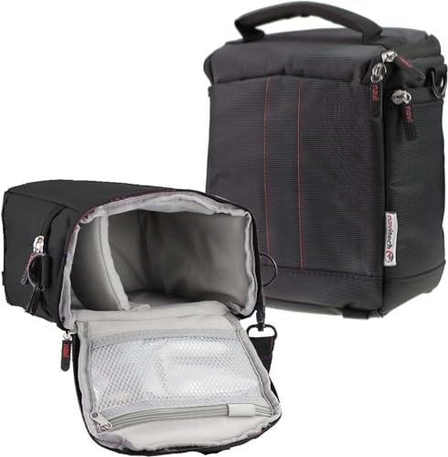 Navitech Black Carrying Case and Travel Bag Compatible with Vamvo YG300 Pro LED Video Projector