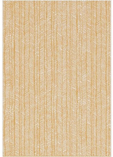 Steffensmeier In- und Outdoorteppich Jordis | Herringbone | Terasse | Gelb | 200x290 cm