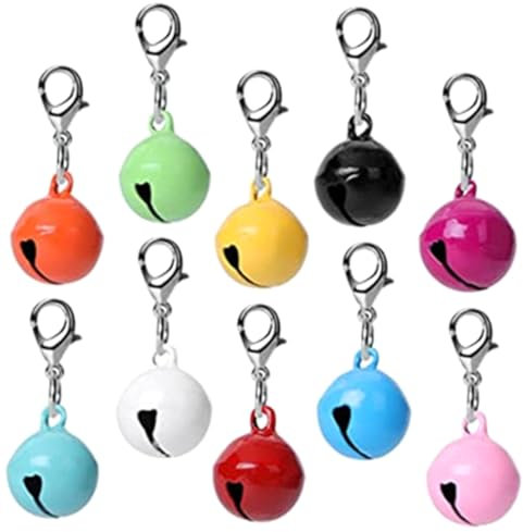 Happyyami 10 Stücke Haustier Kragen Schmuck Glocken Dekorative Haustier Glocken Für Tragen-beständig Metall Pet Supplies