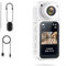 MeevrgR 4K Action Camera - 1.47 IPS Touchscreen with Magnetic Mount & EIS Stabilization | Waterproof Adventure Camera for Vlogging, Cycling, Motor Sports | 2.4G WiFi & App Control(White)