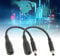 SustVita DC Power Adapter Cable, 4Pcs Portable Tip Adapter 7.4x5.0mm to 4.5x3.0mm Converter for Dell Laptop