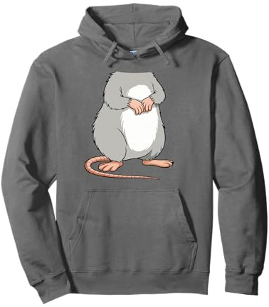 Mouse Rat Shirt Adult Kids Men Women Body Mouse Rat Costume Pullover Hoodie