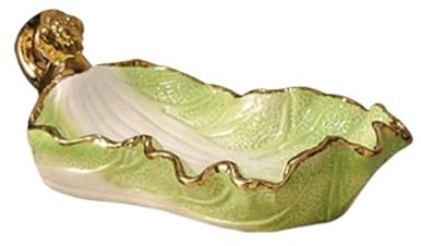 Bol à fruits en forme de chou chinois, bol céramique, avec poignée, utilisé for la décoration table manger ou le comptoir cuisine Décoration fruitière