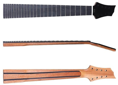 Mástil De Guitarra De 8 Cuerdas Y 24 Trastes, Tacón De 75 Mm