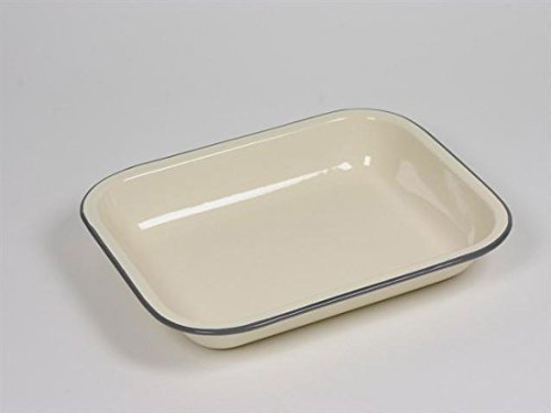 Falcon Enamel 28cm Bake Pan Cream