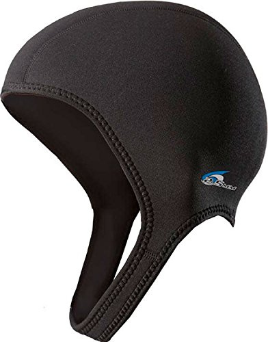 NeoSport Wetsuits Premium Neopren 2,5 mm Sport Cap, Unisex, schwarz