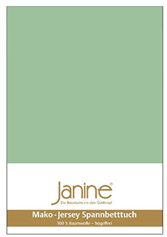 Janine Spannbetttuch 5007 Mako Jersey 180/200 bis 200/200 cm lind Fb. 26
