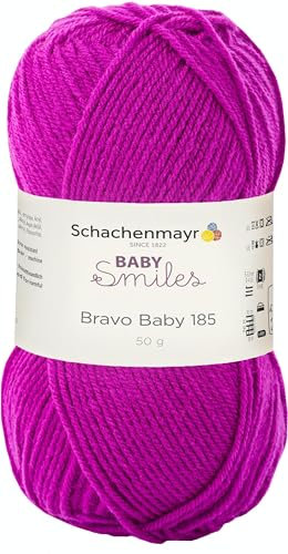 Schachenmayr Baby Smiles Bravo Baby 185 9801212-01037 fuchsia Handstrickgarn, Häkelgarn, Babygarn