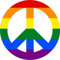 Akacha Aufkleber, Sticker, Auto, Motorrad, Deko, Peace, Love, Hippie, Regenbogen