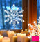 ilka parey wandtattoo welt Fensterbild Fensteraufkleber Winterbild Schneeflocke Schneekristall M1717 - ausgewählte Farbe: *Pink* - ausgewählte Größe: *XXXL - 80cm breit x 94cm hoch*