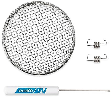 Camco 42144 - Zanzariera Volante in Pelliccia 197,3,6 cm di Diametro x 1,3, in Acciaio Inox