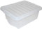 Whatmore Crystal Box & LID, Clear, 16L 10850 by Wham & Best Price Square, White