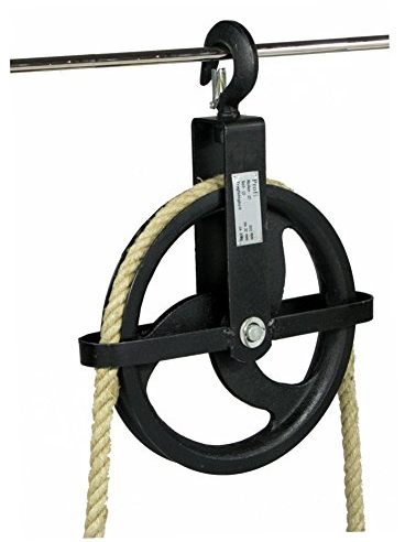 Bau-Aufzugsrolle Ø 300 mm / 300 kg, mit Kreuzbügel
